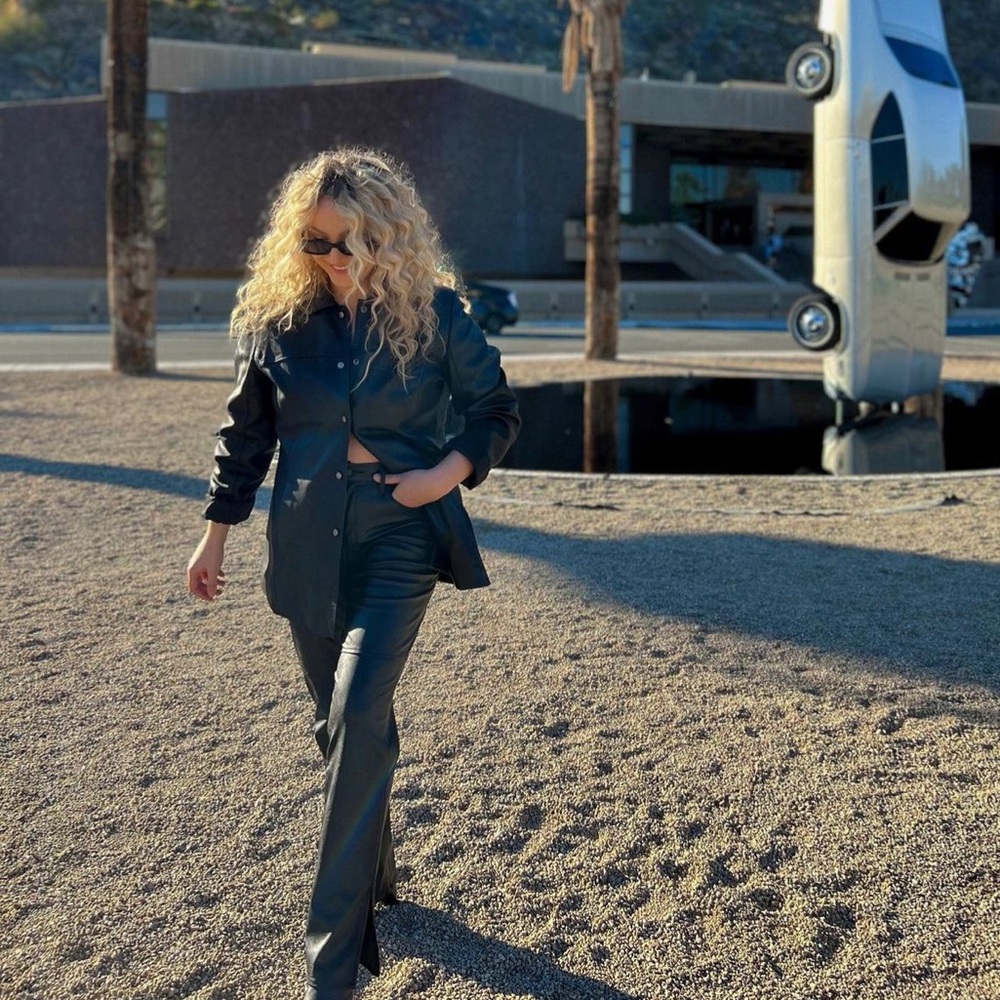 Good American Faux Leather Pants